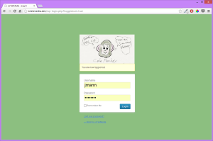 My New Login Page